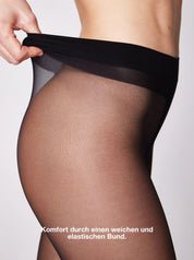 20 den Strumpfhose mit komfortablem Bund. Super weich und elastisch