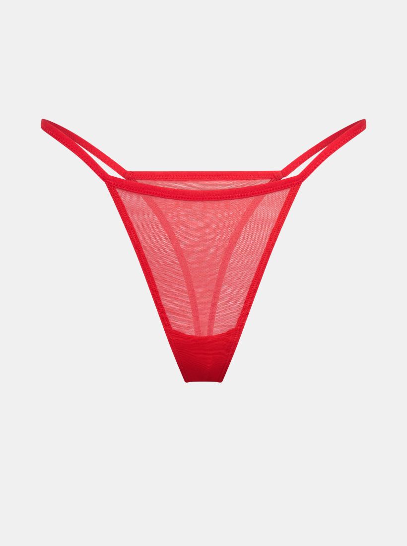 Bite Me Thong- Red