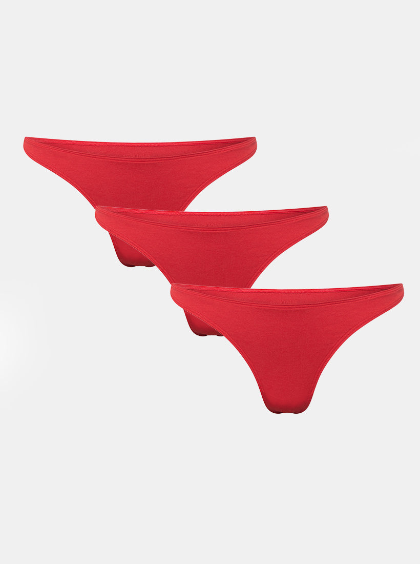 Everyday Cotton Thong – Pack of 3 | saint sass – saint sass®