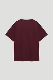 T-shirt BF pour fille, marron aubergine