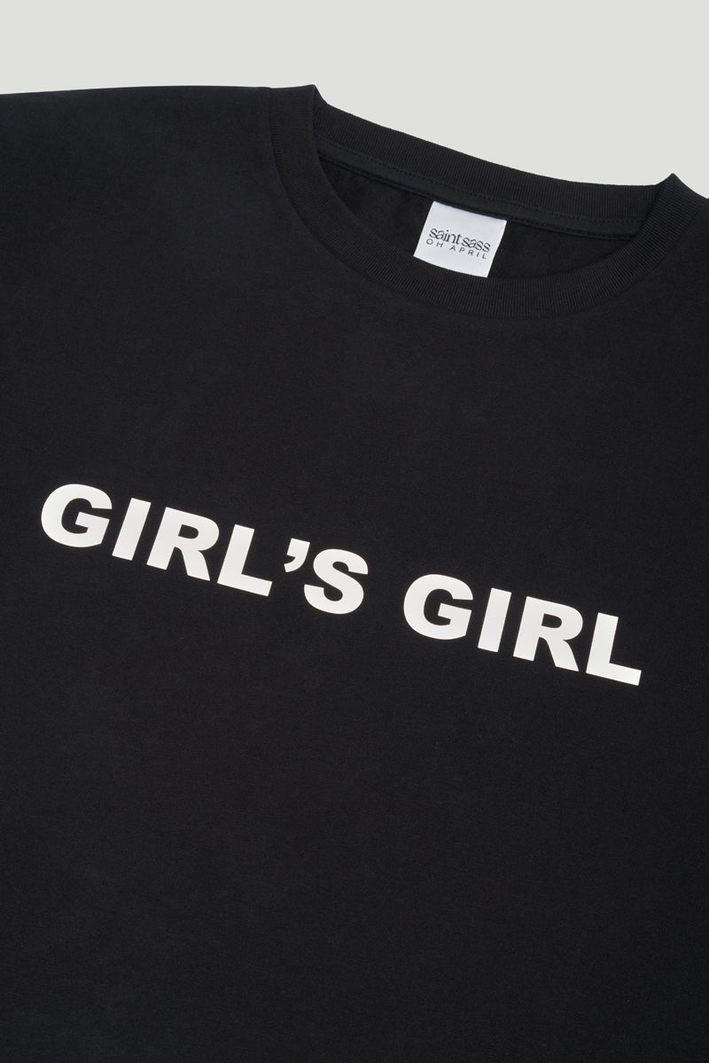 T-shirt noir pour fille