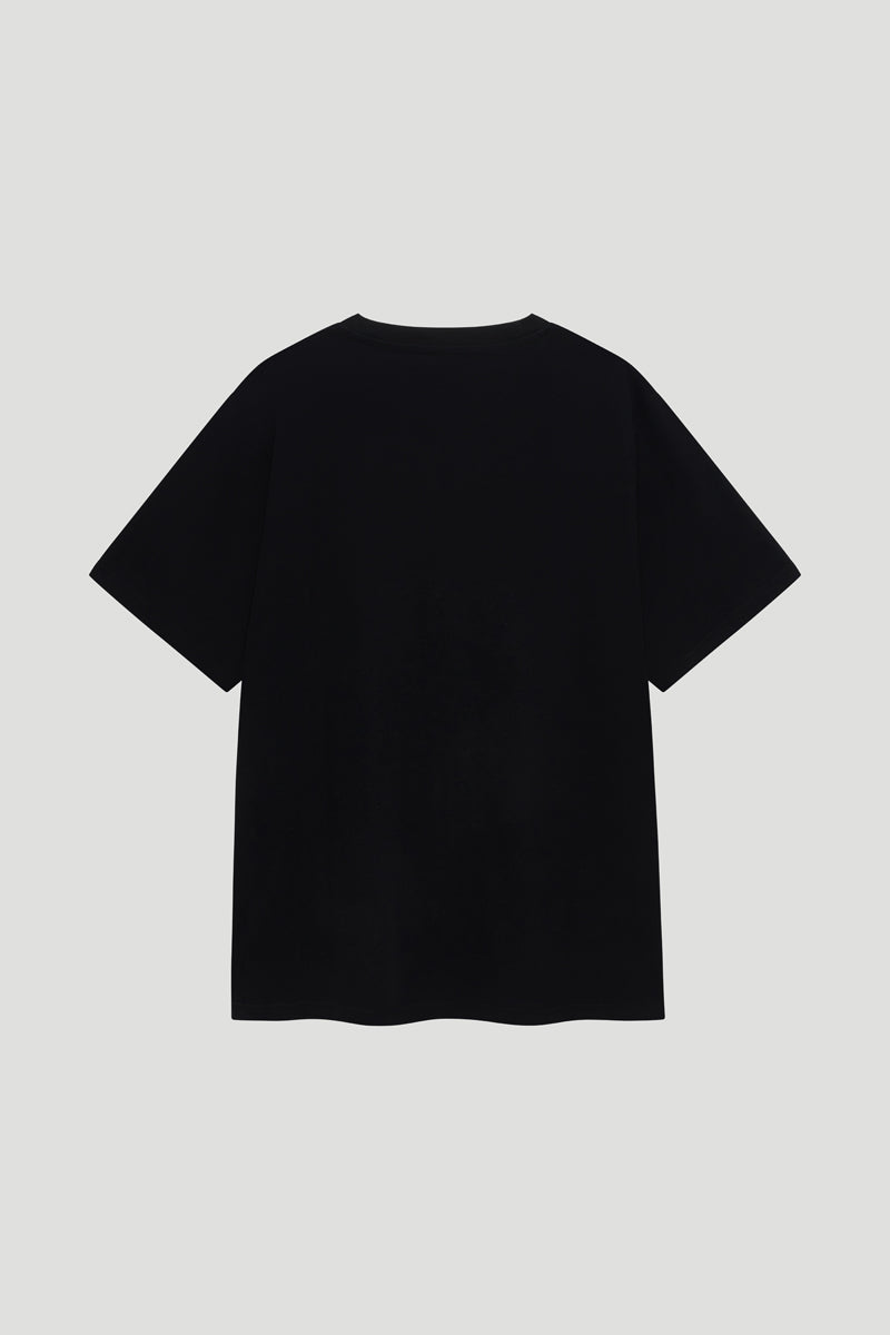 T-shirt noir pour fille