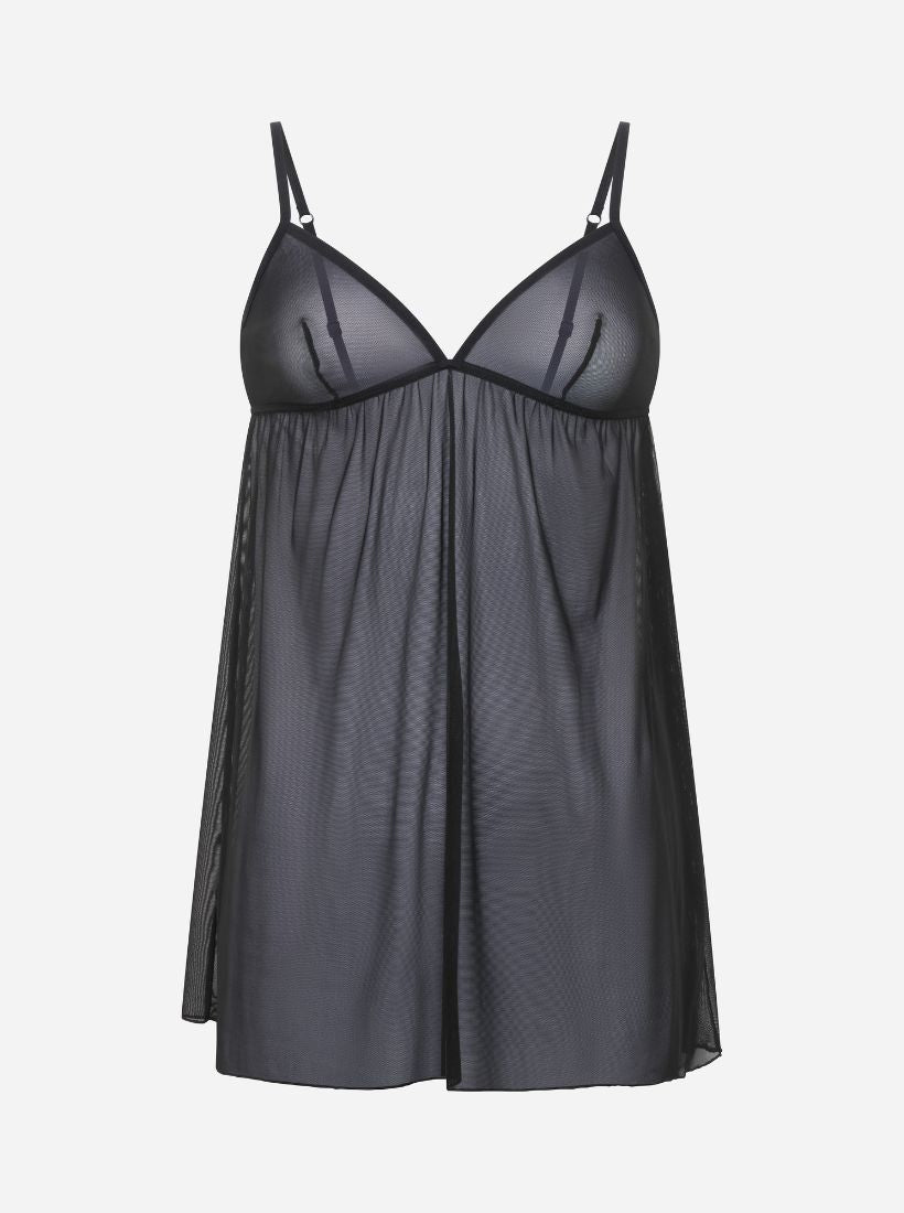 Sexy, schwarz und unglaublich leicht: Unser durchsichtiges Mesh-Nachkleid setzt den Körper gekonnt in Szene. Weich, dehnbar und angenehm zu tragen – ideal für romantische Momente in den Winter- und Weihnachtstagen. Perfekt als Geschenk.