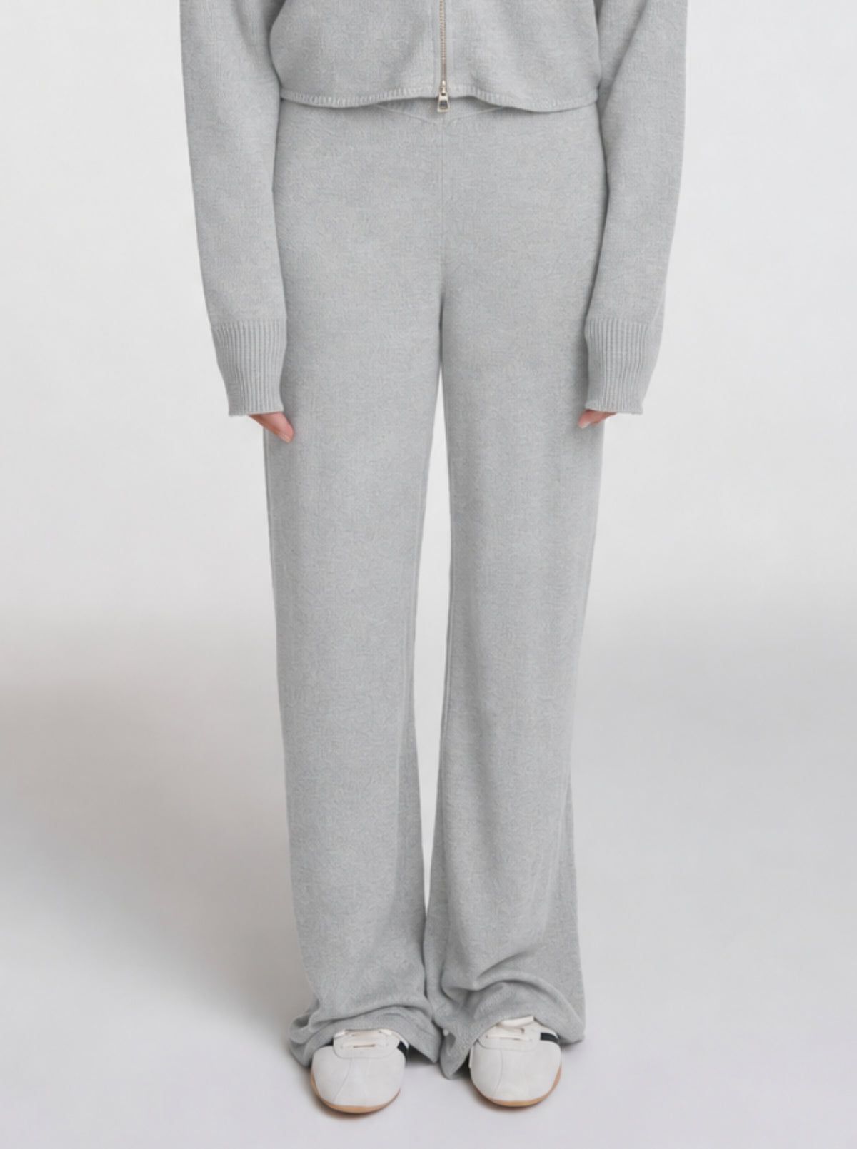 Camille Knit Pants - Grey