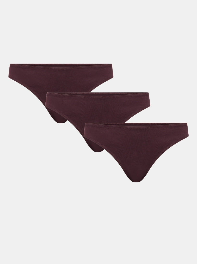 Everyday Cotton Thong – Pack of 3 | saint sass – saint sass®