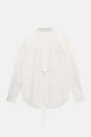 Chemise oversize Leya blanc chaud