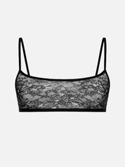 Nomi Lace Scoop Bralette - Black