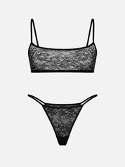 Nomi Spitzen Set Schwarz