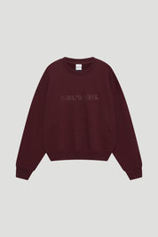 Regular Sweater Girl's Girl Aubergine Brown