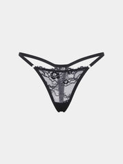 Everyday Lace Thong - Black
