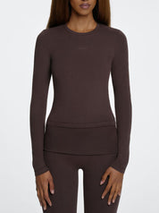 Everyday Cotton Longsleeve - brown